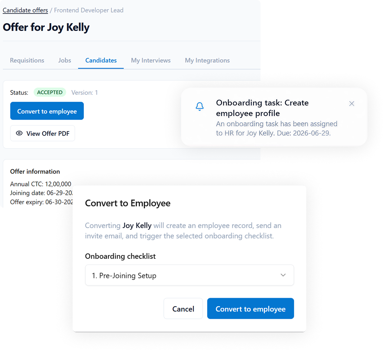 Peyqo Hiring & Onboarding — Create a Seamless Employee Onboarding Experience
