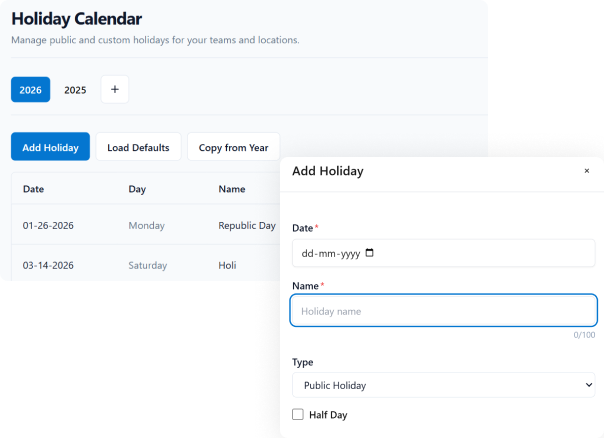 Peyqo Holidays — Flexible Optional Holidays with Smart Limits