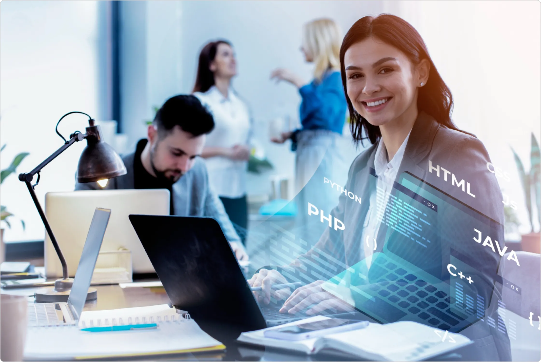 IT team using Peyqo HR software