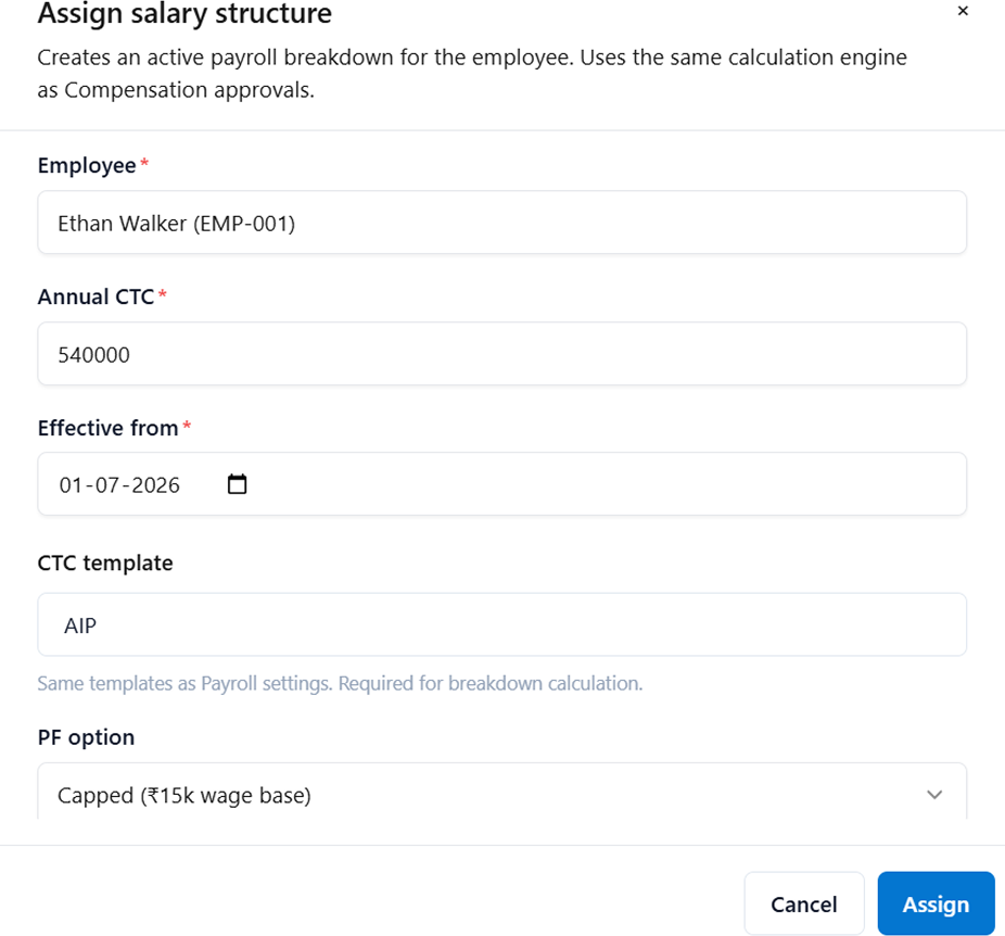 Peyqo Payroll & Compensation — Flexible Salary Structures for Every Workforce