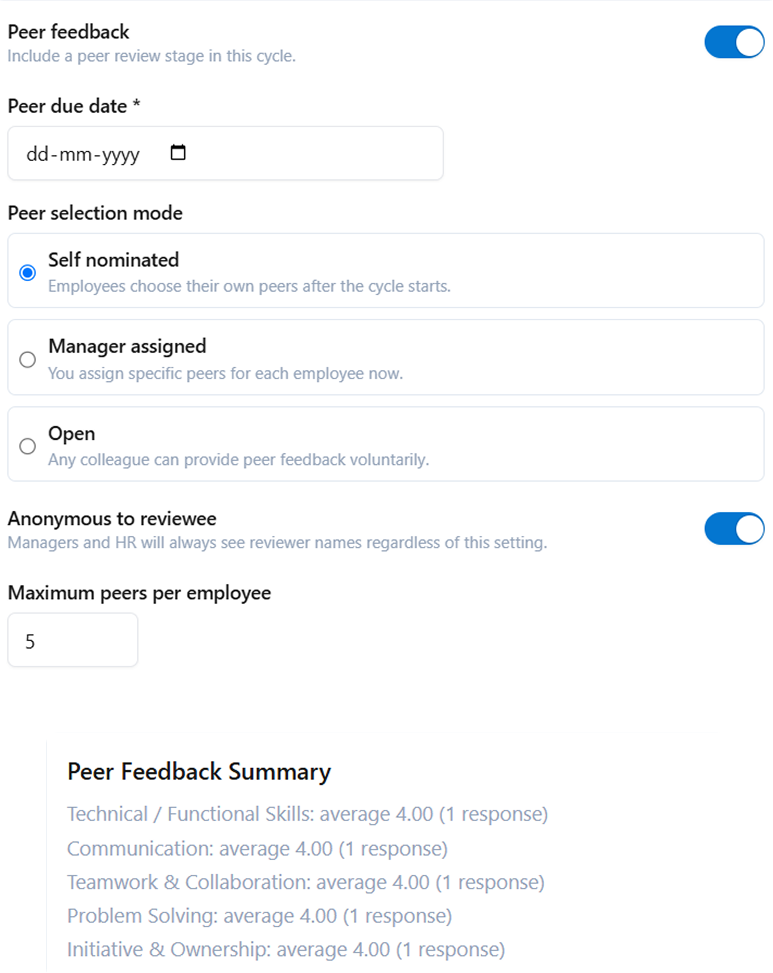 Peyqo Performance & Growth — 360° Feedback for More Balanced Performance Insights