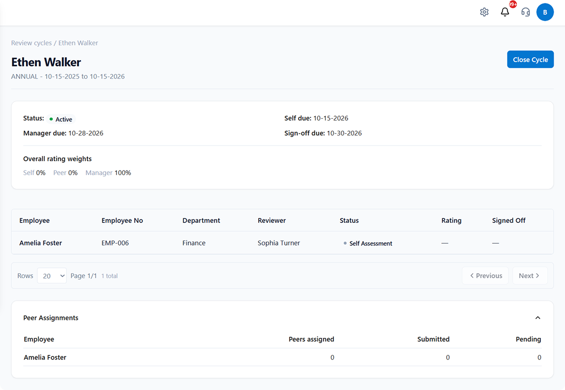 Peyqo Performance & Growth — Performance Reviews Built Around Your Business Cycle